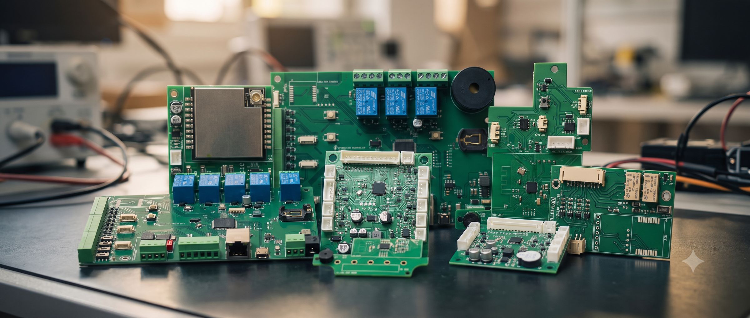 Obliron Labs Base Platform Circuits on a lab bench